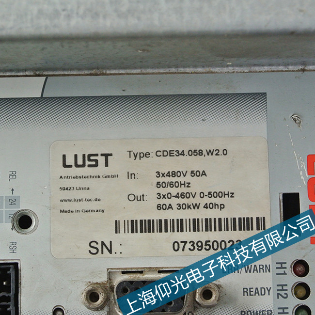 泉州LUST路斯特伺服驅(qū)動(dòng)器電路板故障維修