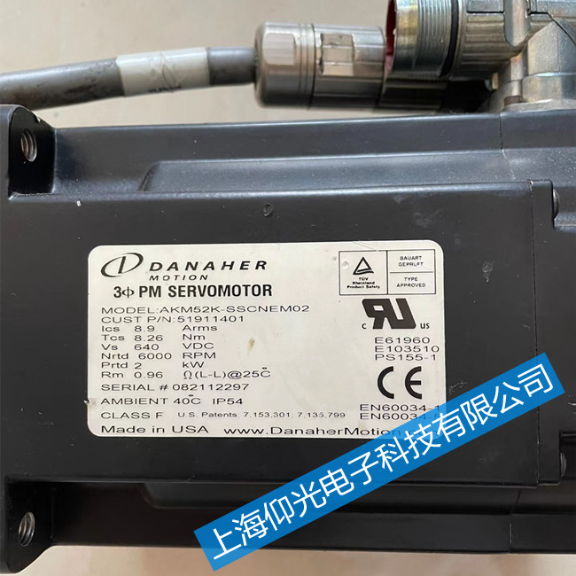 Danaher丹納赫伺服電機(jī)AKM44G-ANC2R-00維修教程視頻經(jīng)驗