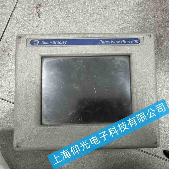 江蘇電子廠AB觸摸屏只顯示一條橫杠一會后黑屏維修